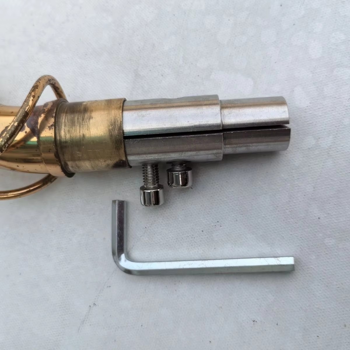Trombone Mouthpiece - Saksafon Flüt Alto Tenor Dirsek Ağızlığı