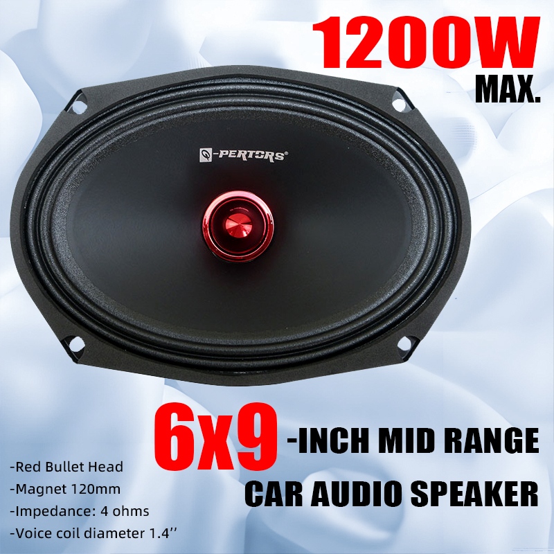 Audio Universal Music - 1 adet 6x9 inç araba hoparlörleri