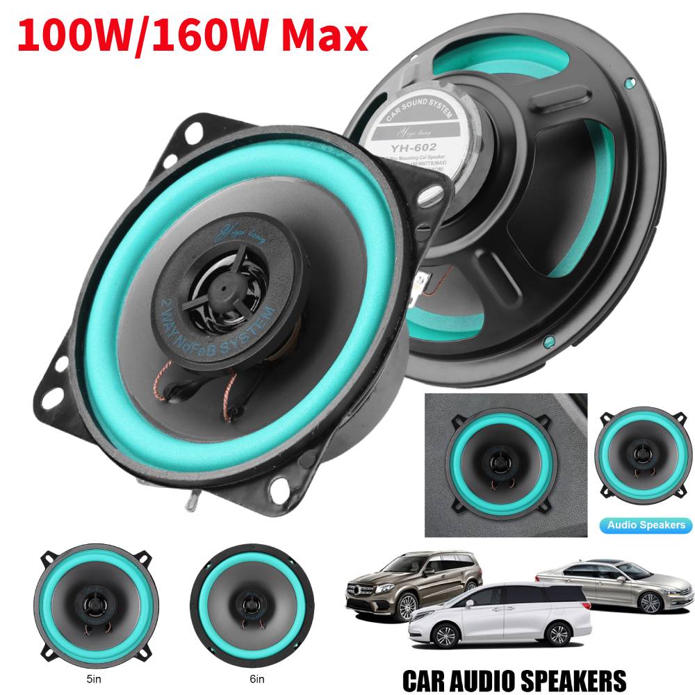 Audio Universal Music - 4/5/6 inç araba hoparlörleri 100W/160W Max