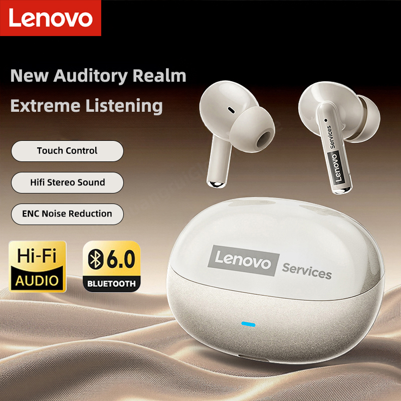 Audio Music Apple - Lenovo LE257 Kulaklık, TWS Kablosuz Bluetooth