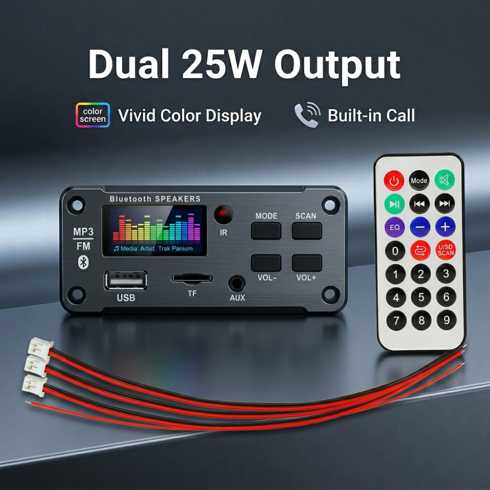 Audio Music Volume - 50W Amplifikatör Bluetooth MP3 WMA WAV