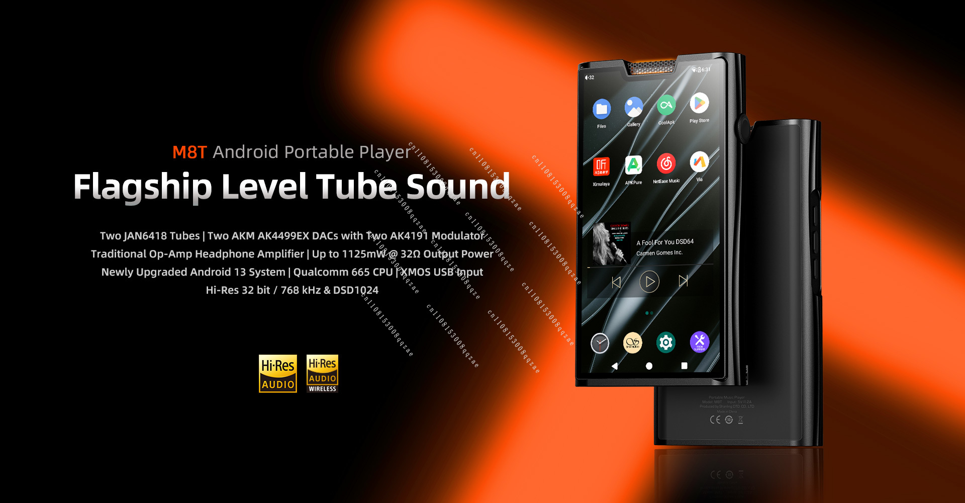Audio Player With Youtube Music - M8T Amiral Gemisi Tüp Android Taşınabilir