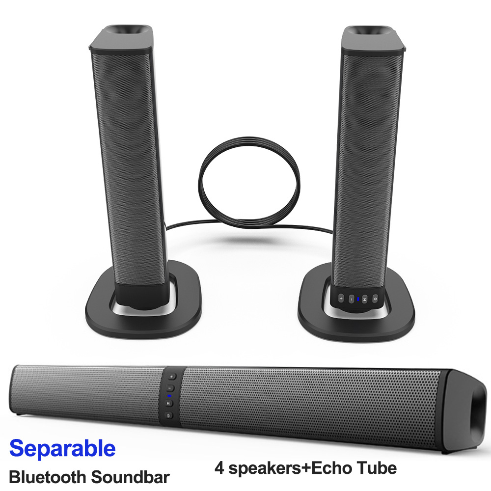 Audio Music Separate - Subwoofer ile TV için ayrılabilir soundbar'da