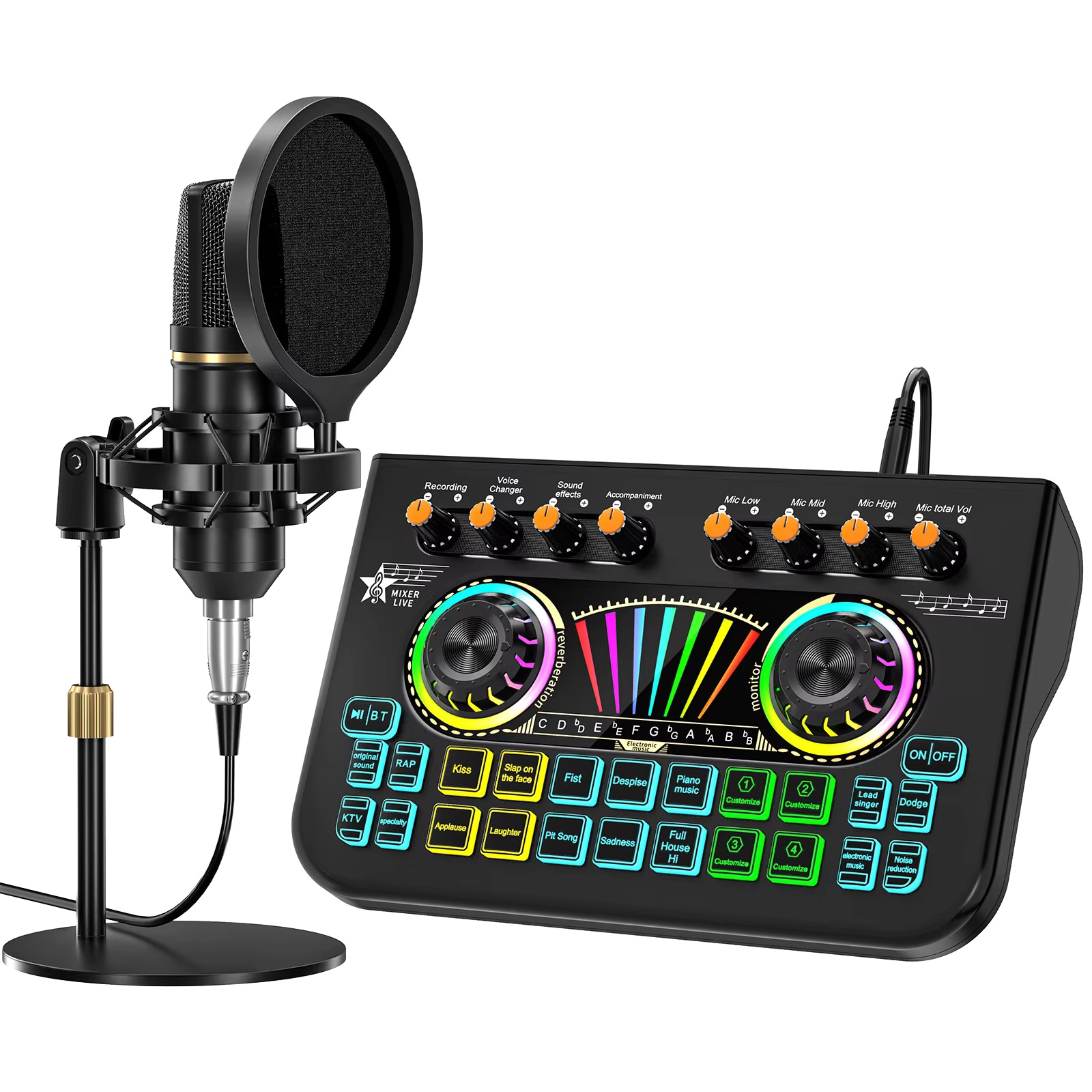 Audio Youtube Music Free - Tenlamp X3 BM800 Podcast Mikrofon Seti,