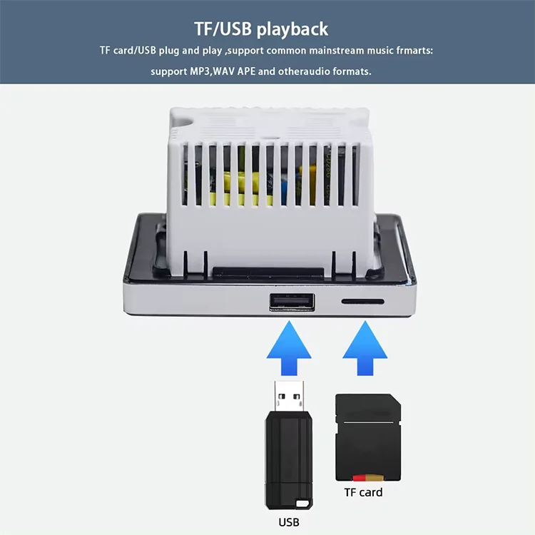 Ev Bluetooth Duvar Amplifikatö - Audio Music For Background incelemesi ve fiyatı