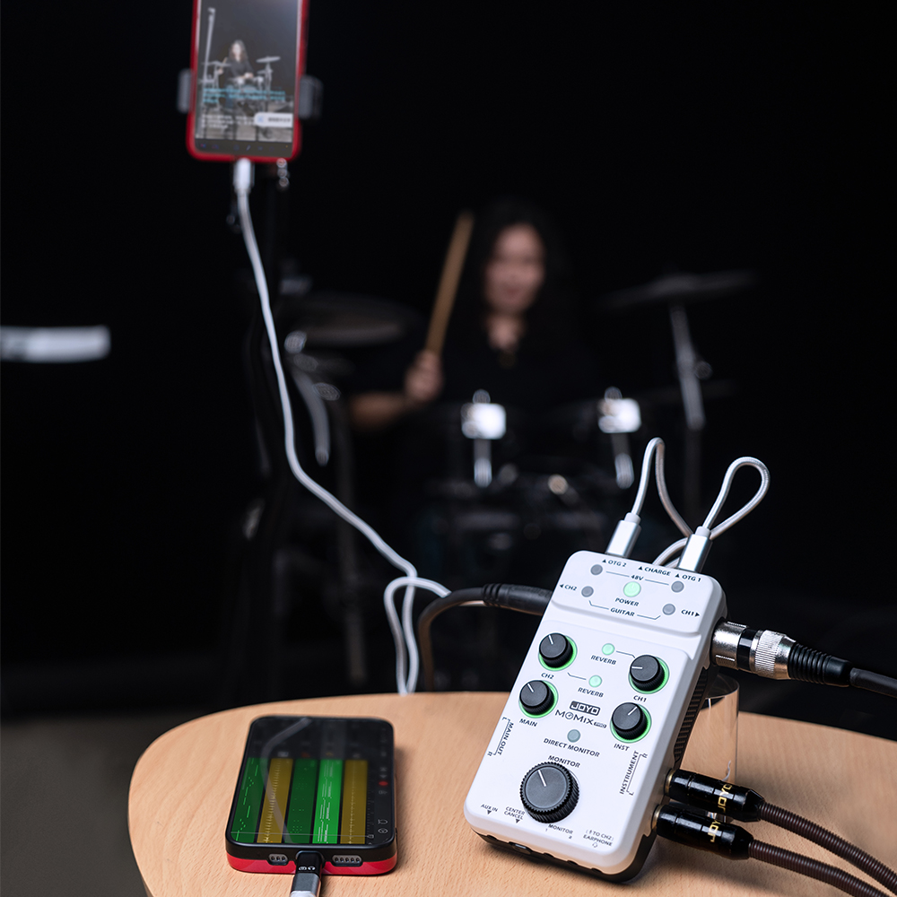 JOYO Ses Mikseri MOMIX PRO Mik - Audio Music Live incelemesi ve fiyatı