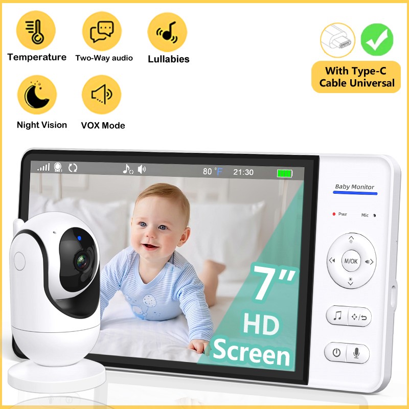 Hiçbir WiFi 7 Inç Bebek Monitö - Audio Music Videos incelemesi ve fiyatı