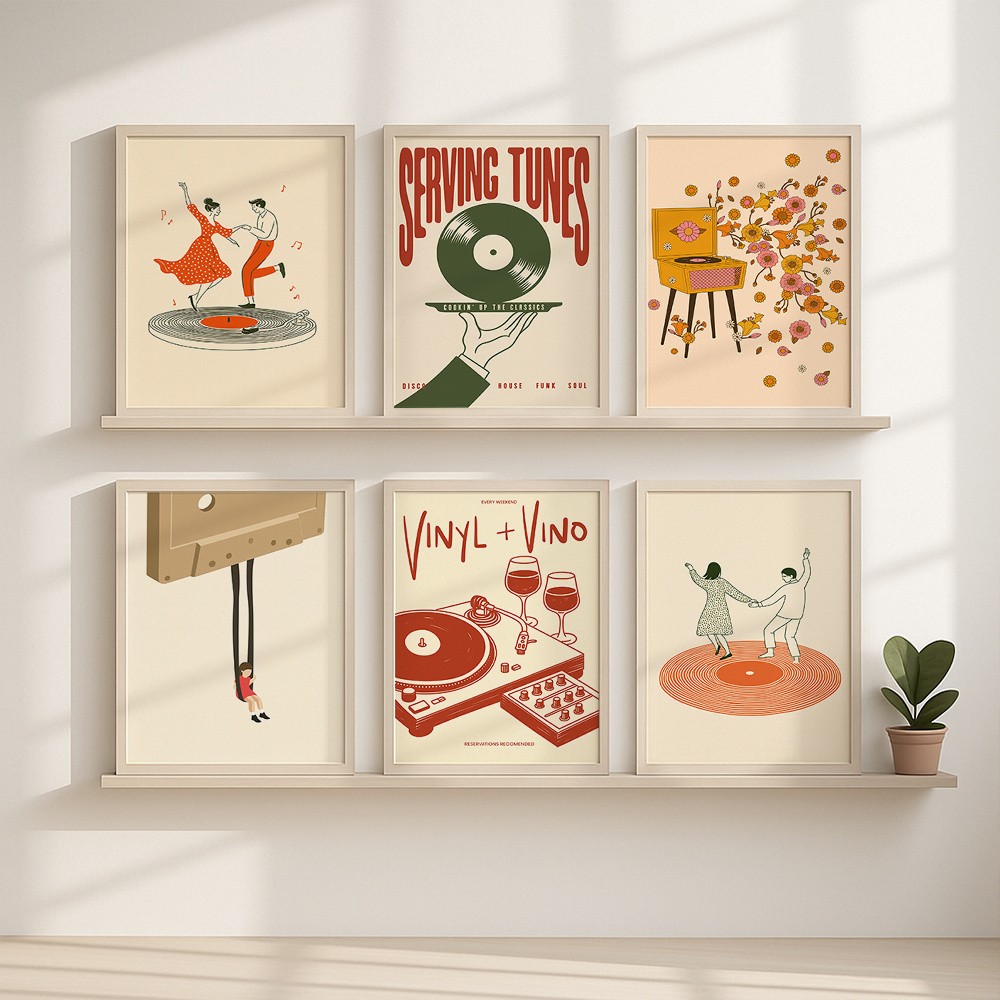 1 adet Vintage Müzik Tuval Pos - Audio Music Live incelemesi ve fiyatı