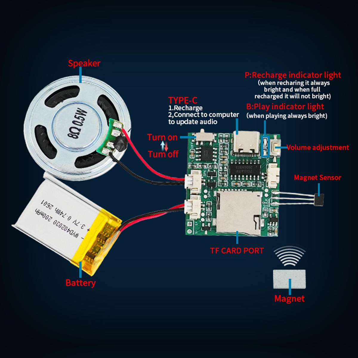 Programlanabilir Ses Kaydedici - Audio Music Download Mp3 incelemesi ve fiyatı