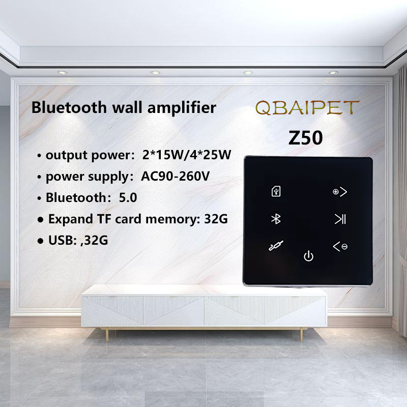 Bluetooth duvar amplifikatör e - Audio Music For Background incelemesi ve fiyatı