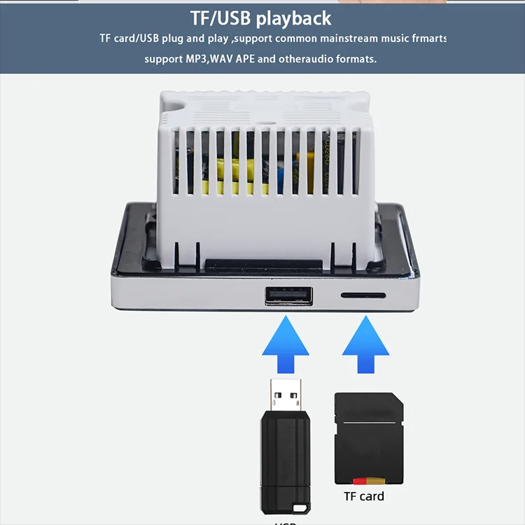 Bluetooth duvar amplifikatör e - Audio Music For Background incelemesi ve fiyatı