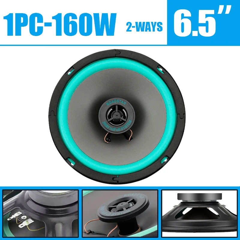1 adet 160W 6.5 inç araba koak - Audio Universal Music incelemesi ve fiyatı