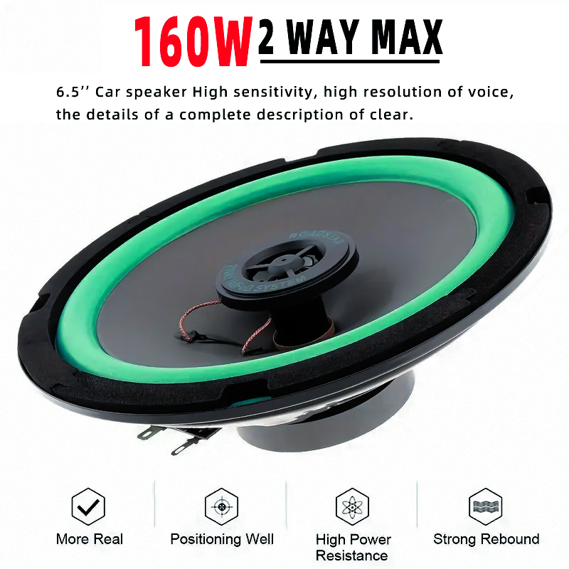 1 adet 160W 6.5 inç araba koak - Audio Universal Music incelemesi ve fiyatı