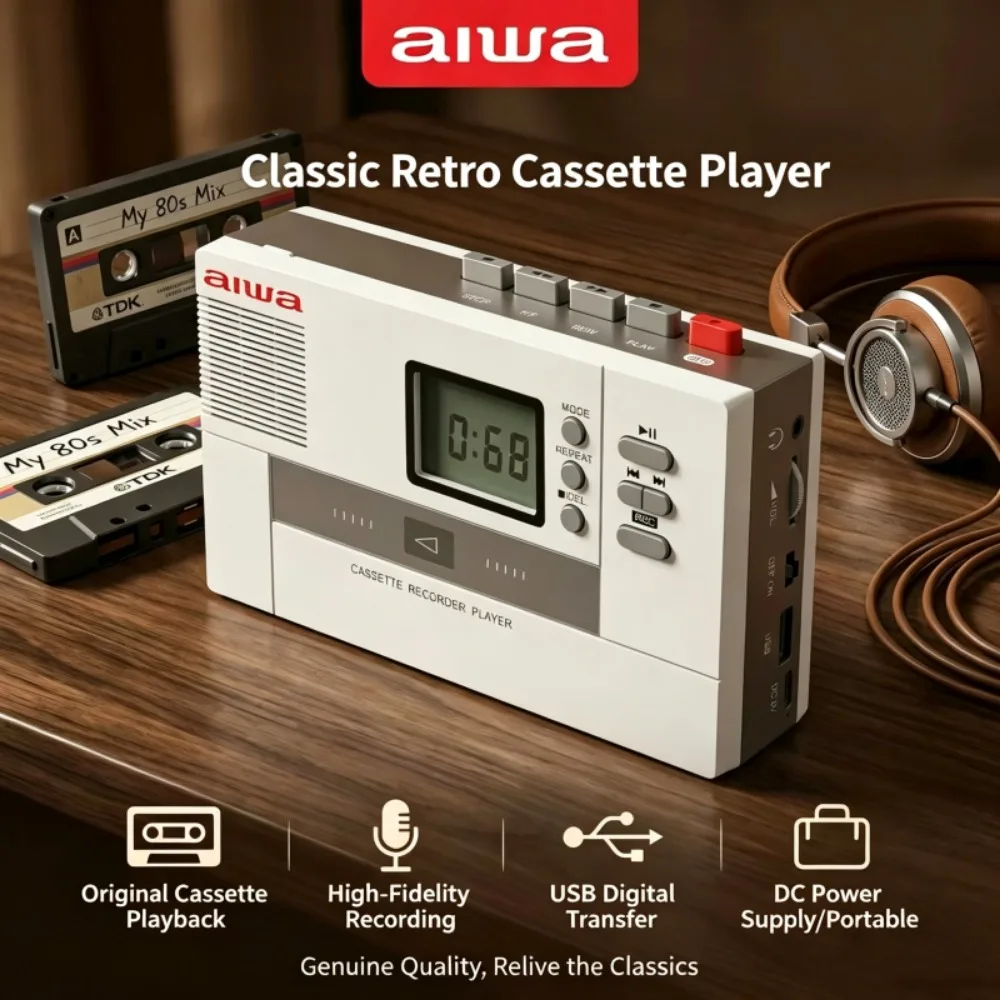 Retro Taşınabilir Kaset Çalar, - Audio Music Converter To Mp3 incelemesi ve fiyatı