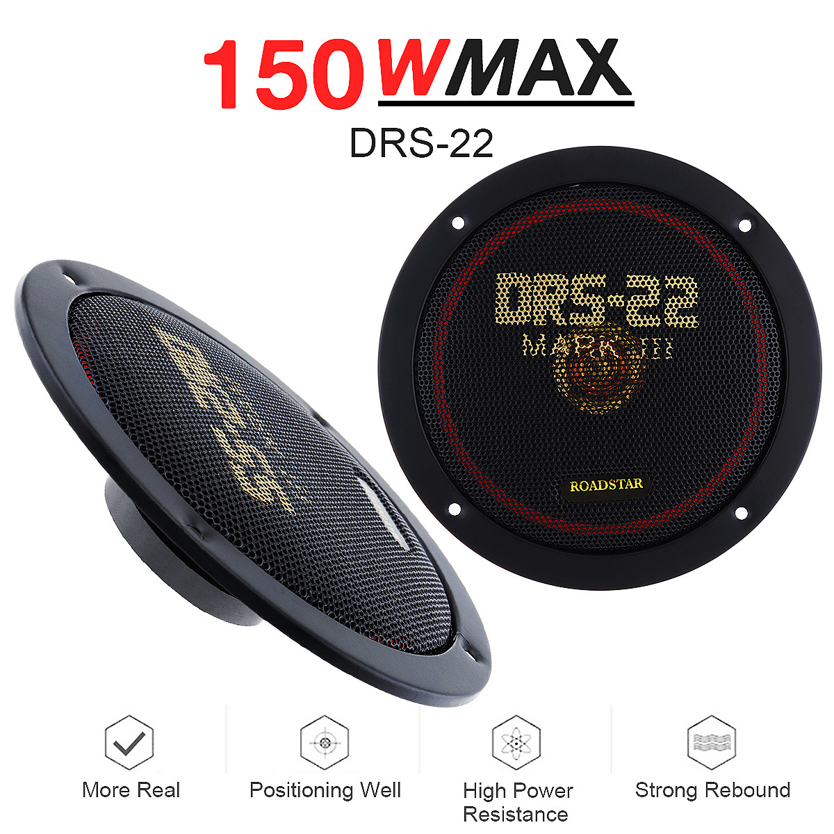 2 adet 6.5 Inç 12V 150W Araba  - Audio Universal Music incelemesi ve fiyatı