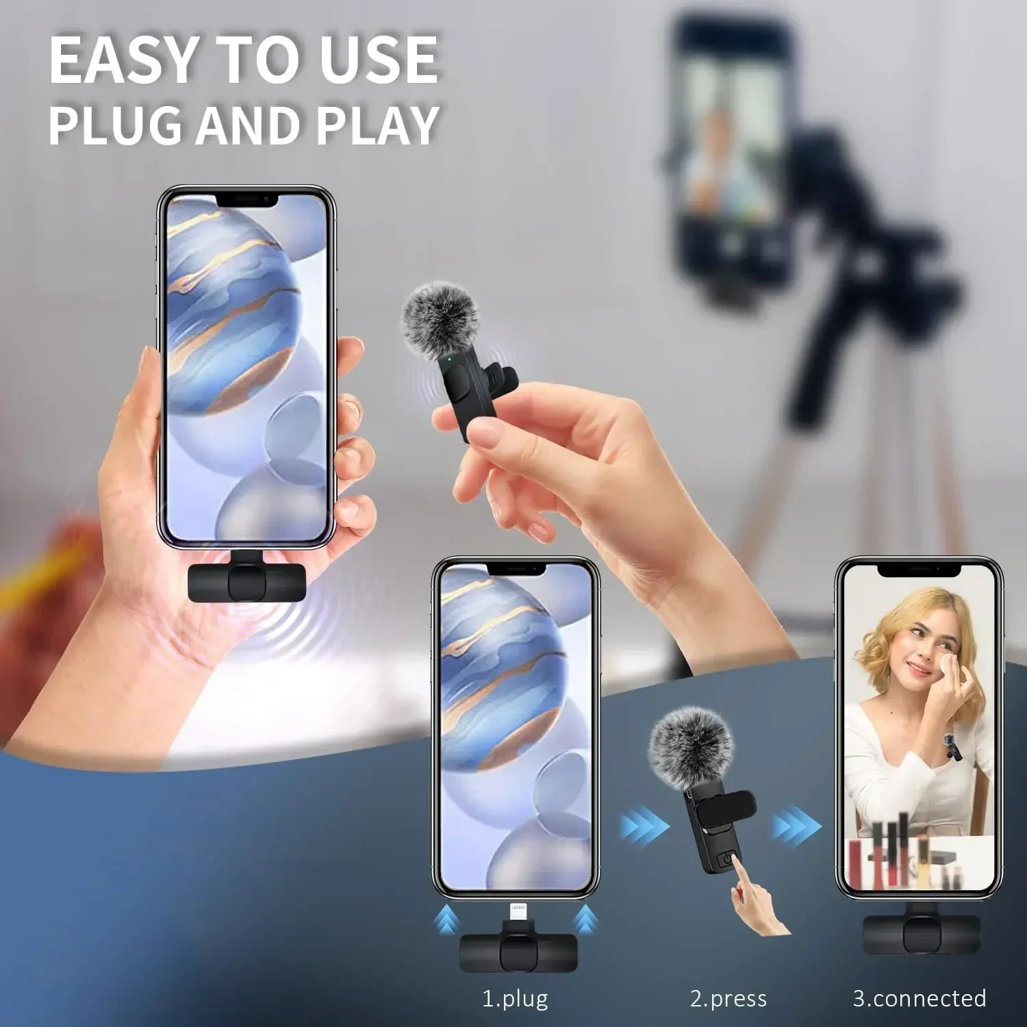 Kablosuz Yaka Mikrofonu 2.4G M - Audio Music Live incelemesi ve fiyatı